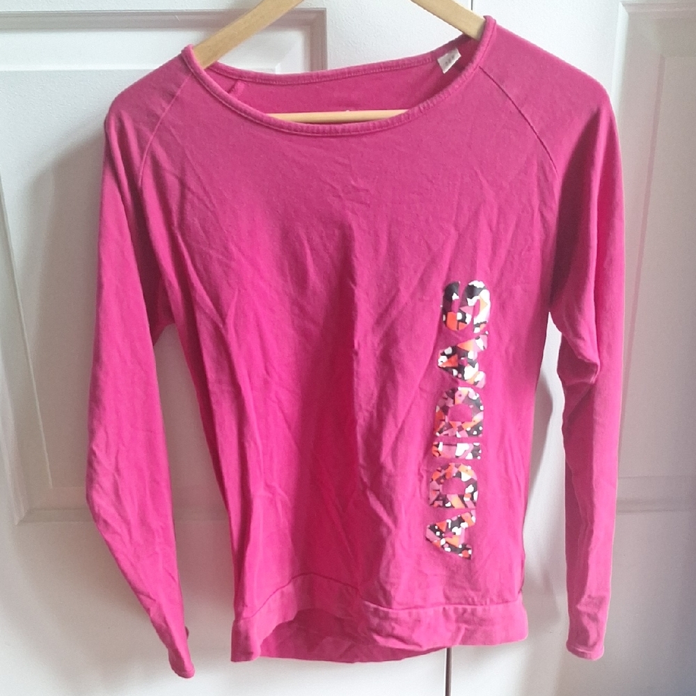 Kids Pink Adidas Graphic Top